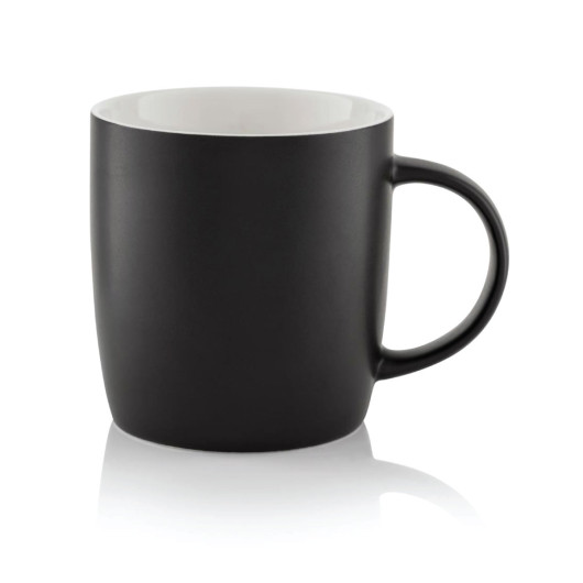 Matt Black Two Tone New Bone China Mugs